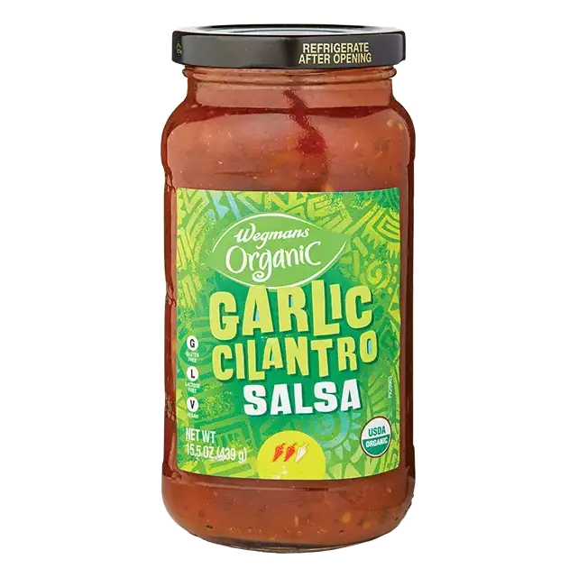 Organic Garlic Cilantro Salsa