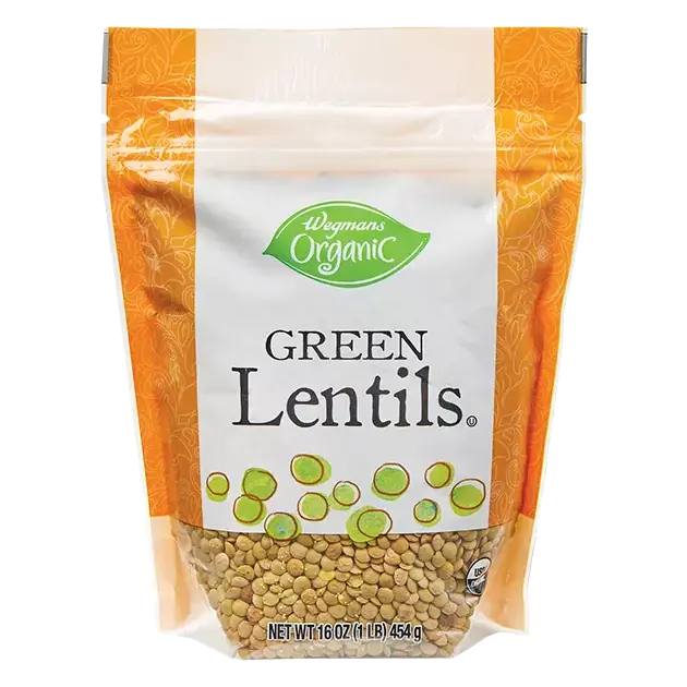 Organic Green Lentils