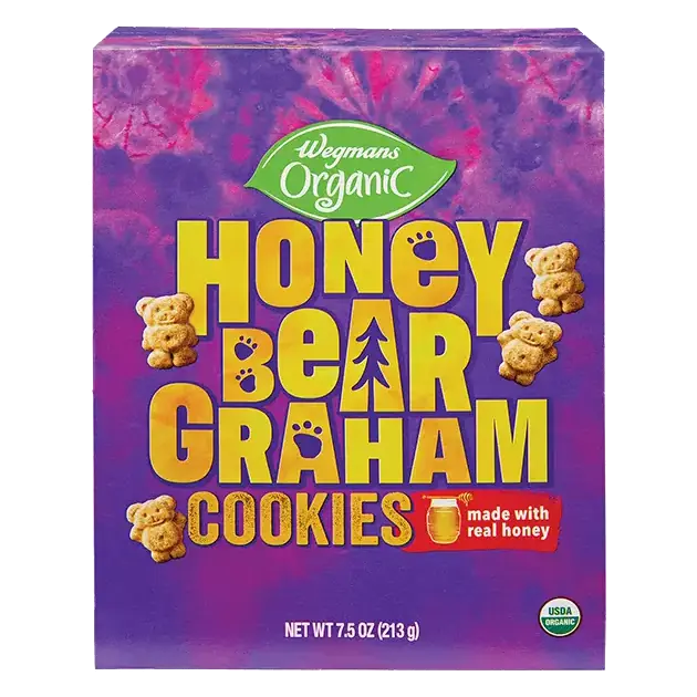Organic Honey Bear Graham Cookies