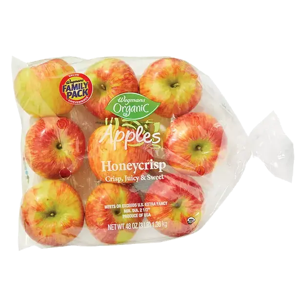Organic Honeycrisp Apples, Bagged, Family Pack