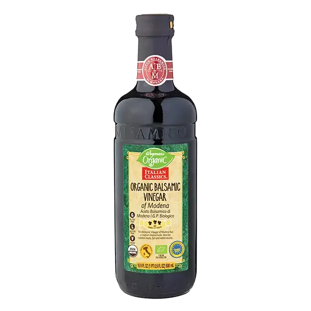 Organic Italian Classics Balsamic Vinegar of Modena, 3 Leaf