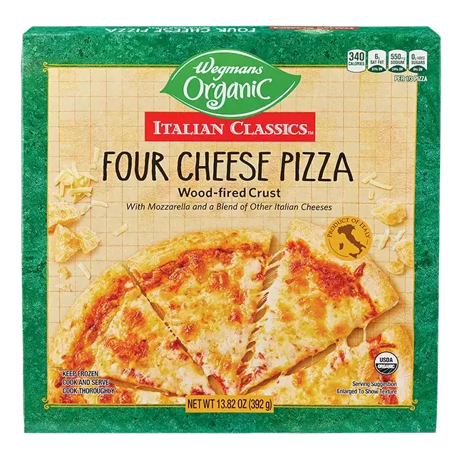 Organic Italian Classics Frozen Four Cheese Pizza