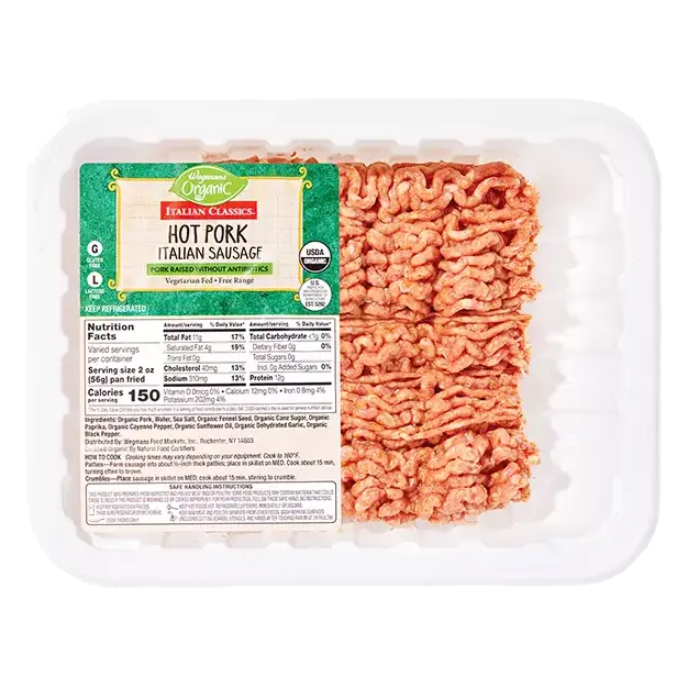 Organic Italian Classics Hot Italian Pork Sausage, Raised without Antibiotics