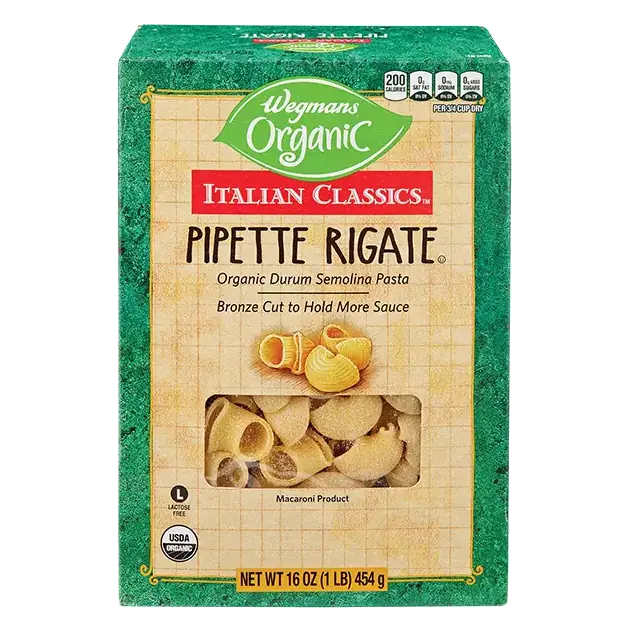 Organic Italian Classics Pipette Rigate Pasta