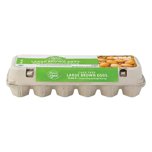 Organic Large Brown Eggs, 12 Count, Cage Free