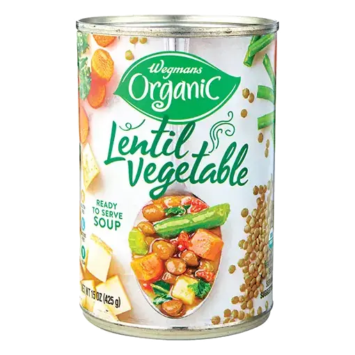 Organic Lentil Vegetable Soup