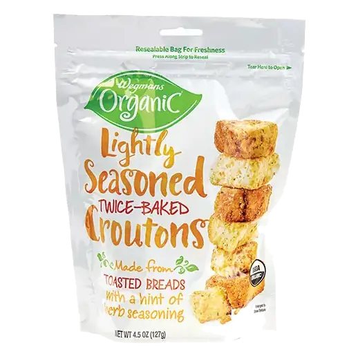 Organic Lightly Seasoned Twice-Baked Croutons