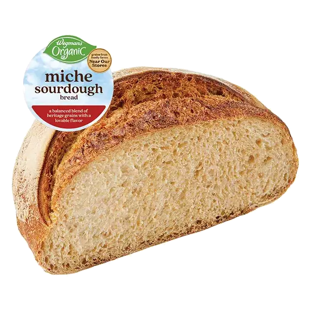 Organic Miche Sourdough Bread, Half Loaf