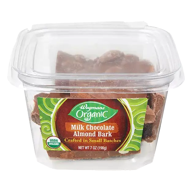 Organic Milk Chocolate Almond Bark