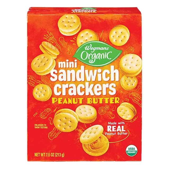 Organic Mini Peanut Butter Sandwich Crackers