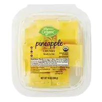 Organic Pineapple, Chunks