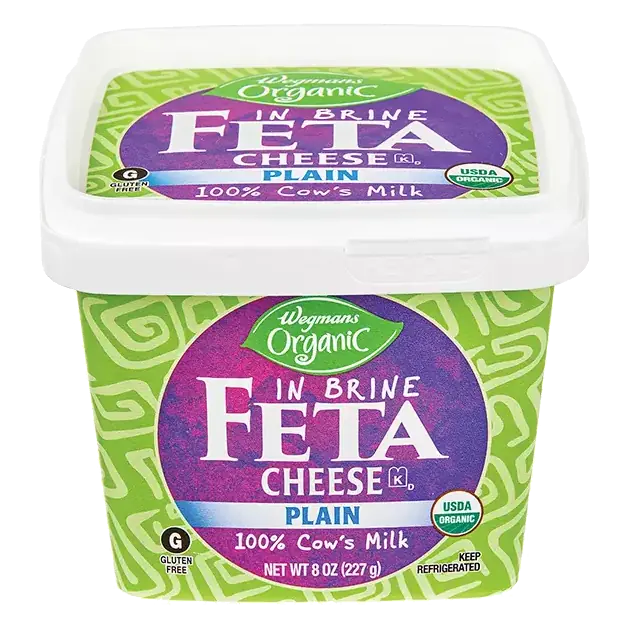 Organic Plain Feta Cheese in Brine
