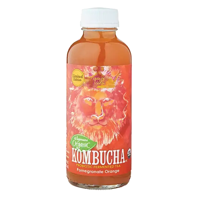 Organic Pomegranate Orange Kombucha, Limited Edition