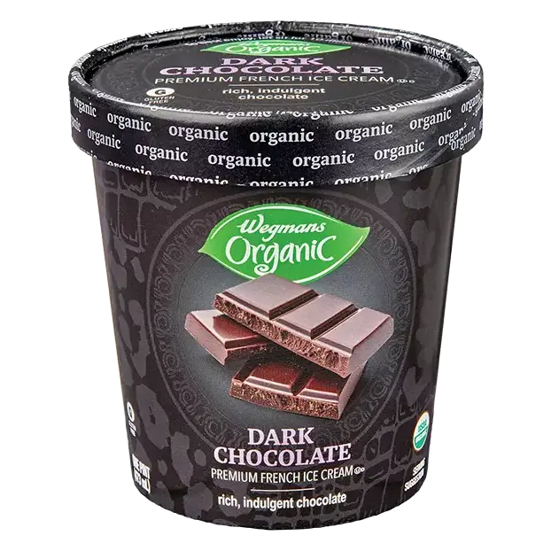 Organic Premium Ice Cream, Dark Chocolate