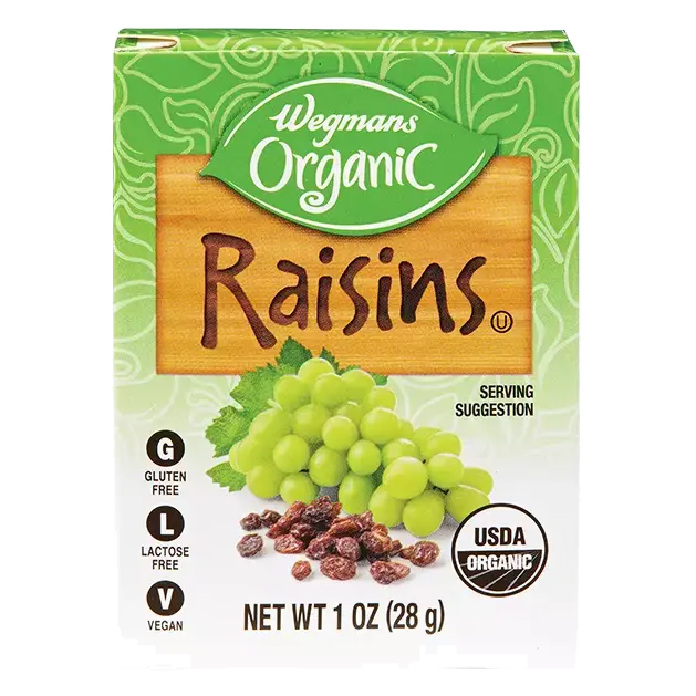 Organic Raisins, 6 Pack