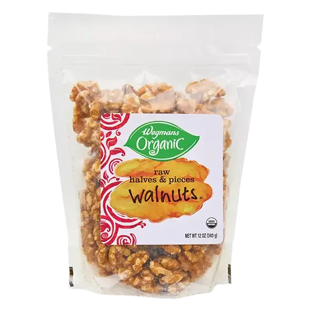 Organic Raw Walnut Halves & Pieces