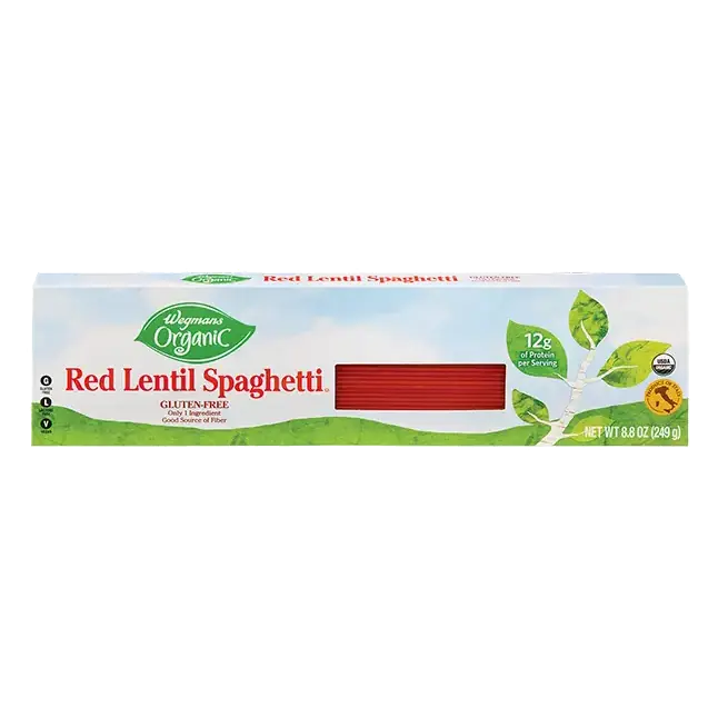 Organic Red Lentil Spaghetti Pasta