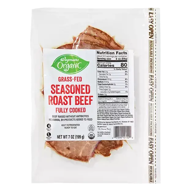 Organic Roast Beef, Pre-Sliced