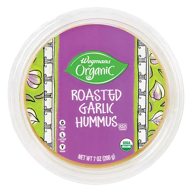 Organic Roasted Garlic Hummus