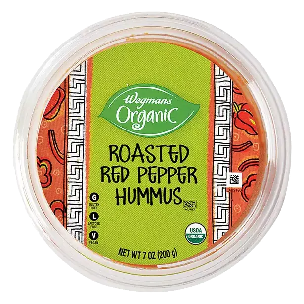 Organic Roasted Red Pepper Hummus
