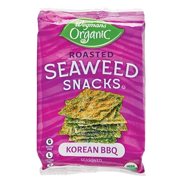 Organic Roasted Seaweed Snacks, Korean BBQ