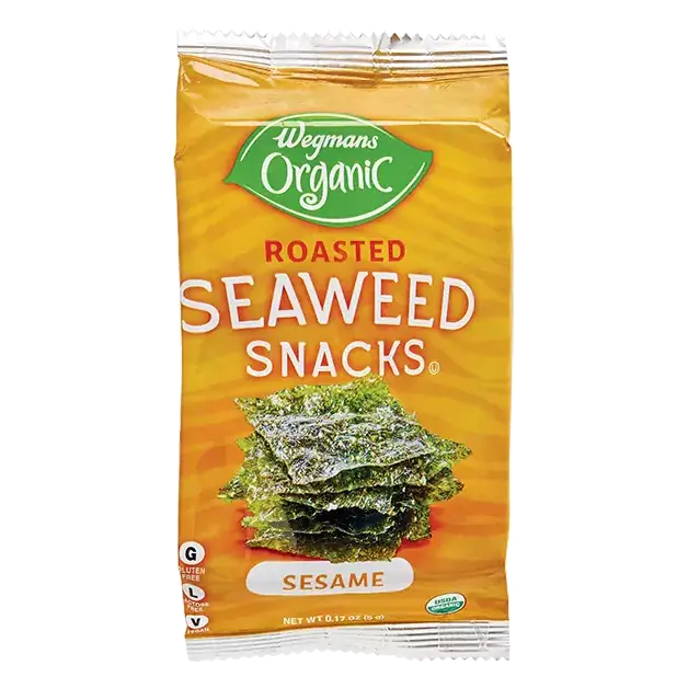 Organic Roasted Seaweed Snacks, Sesame