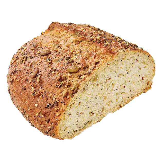 Organic Sixseed Bread, Half Loaf