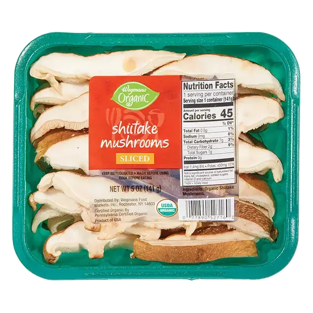 Organic Sliced Shiitake Mushrooms