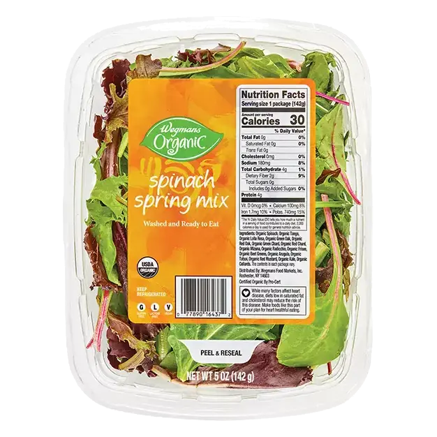 Organic Spinach Spring Mix