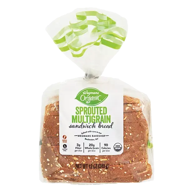 Organic Sprouted Multigrain, Half Loaf