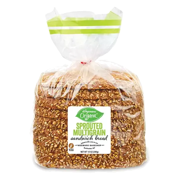 Organic Sprouted Multigrain Sandwich Bread, Half Loaf