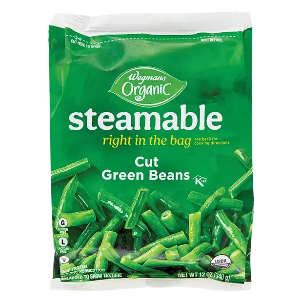 Organic Steamable Cut Green Beans