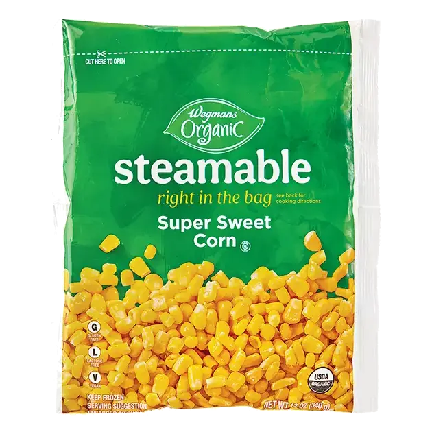 Organic Steamable Super Sweet Corn