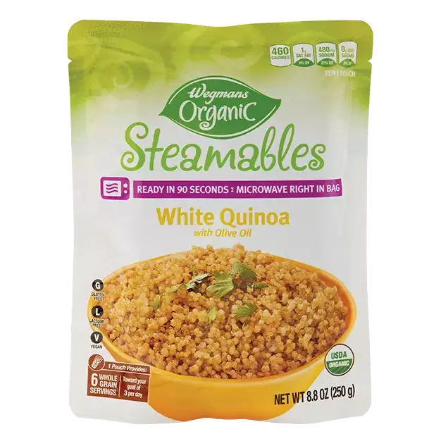 Organic Steamables White Quinoa with Olive Oil