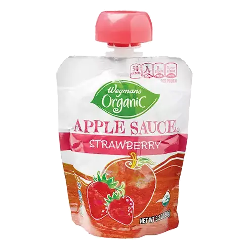Organic Strawberry Applesauce Pouch
