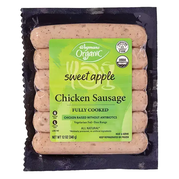 Organic Sweet Apple Chicken Sausage