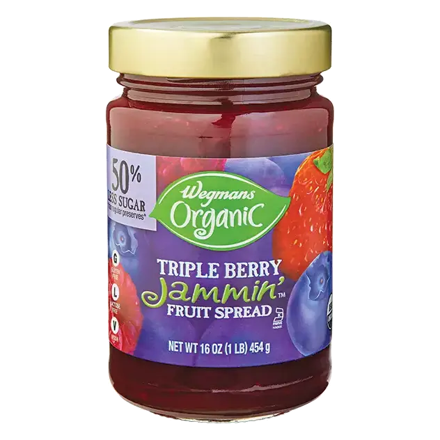 Organic Triple Berry Jammin' Fruit Spread