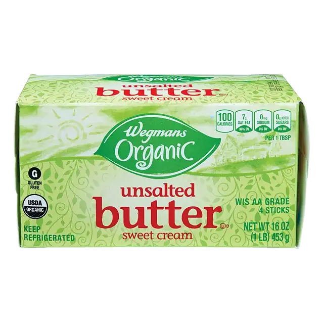 Organic Unsalted Butter, 4 Sticks