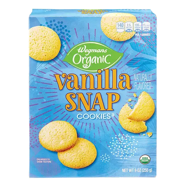 Organic Vanilla Snap Cookies
