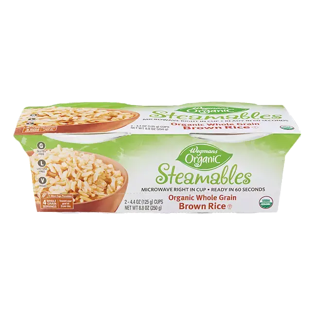 Organic Whole Grain Brown Rice Cups - 2 Pack