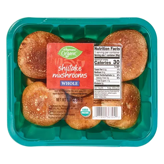 Organic Whole Shiitake Mushrooms