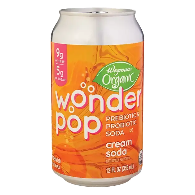 Organic Wonder Pop Prebiotic & Probiotic Cream Soda