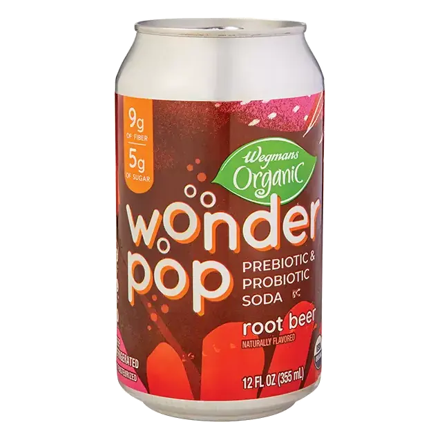 Organic Wonder Pop Prebiotic & Probiotic Root Beer Soda