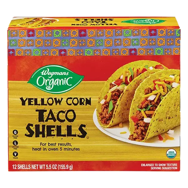 Organic Yellow Corn Taco Shells