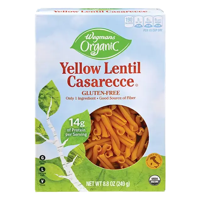 Organic Yellow Lentil Casarecce