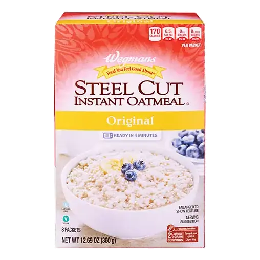 Original Steel Cut Instant Oatmeal, 8 Packets