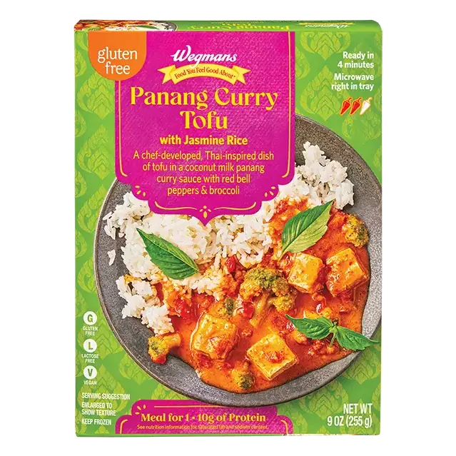 Panang Curry Tofu with Jasmine Rice