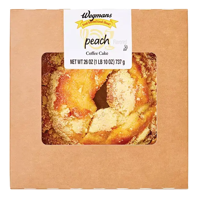Peach Flavored Coffee Cake