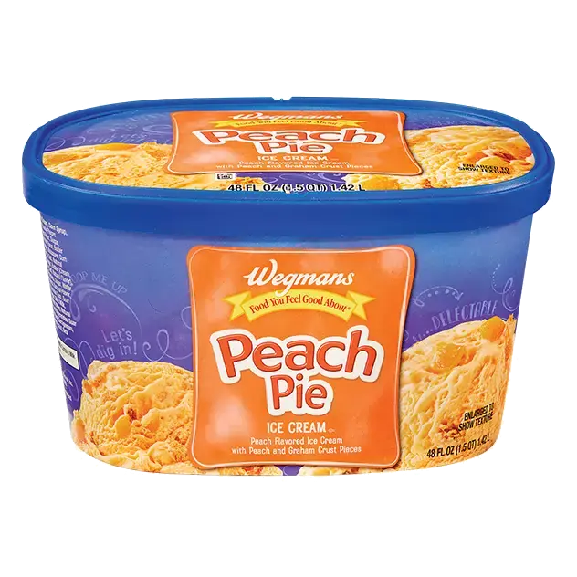 Peach Pie Ice Cream