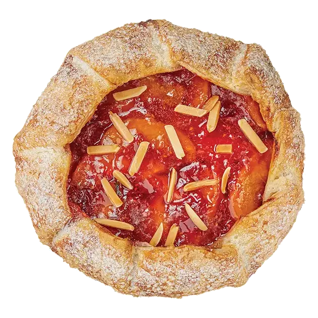 Peach Raspberry Crostata